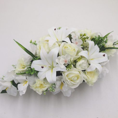 Ovális sírdísz 447