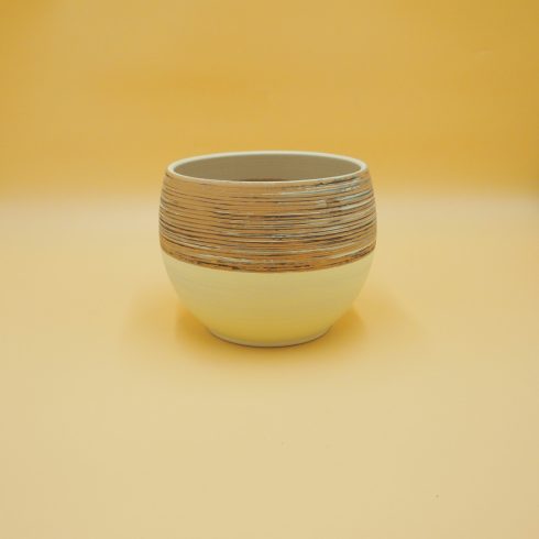 Kör alakú két színű kaspó