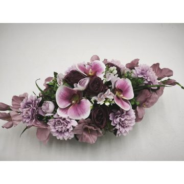 Beton ovális sírdísz 7