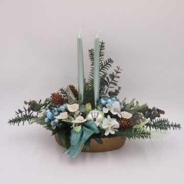 Karácsonyi ovális dísz 4