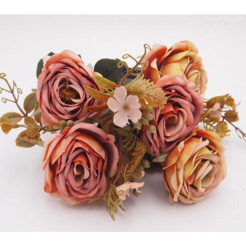 Antik nyílott rózsacsokor