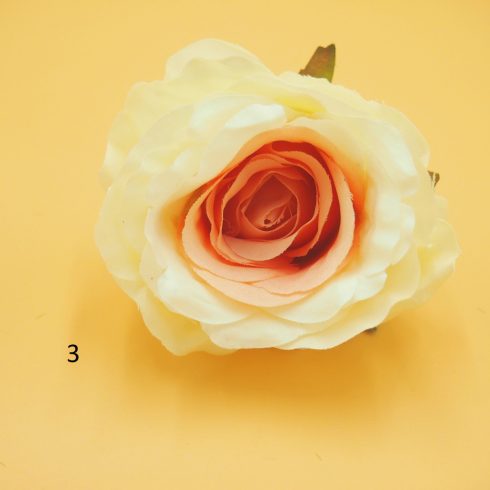 Nyílott rózsafej - 3színben