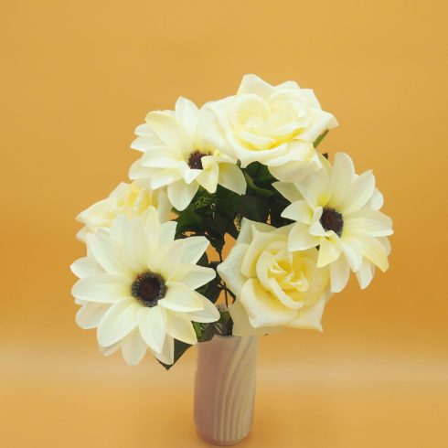 Rózsa-dália csokor