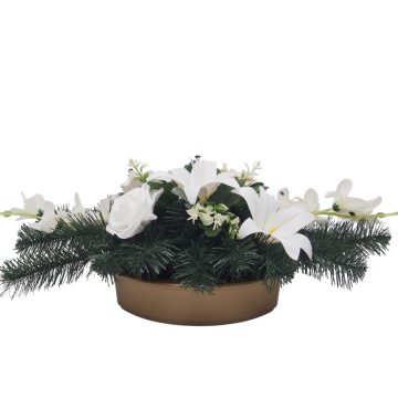 Beton nagy csónak sírdísz 1