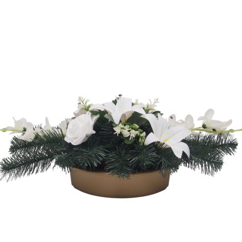 Beton nagy csónak sírdísz 1