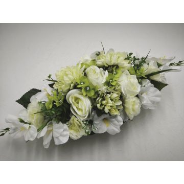 Beton ovális sírdísz 4