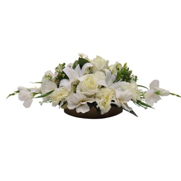 Beton ovális sírdísz 23