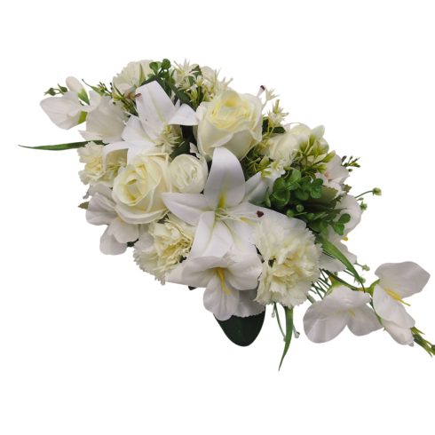 Beton ovális sírdísz 23