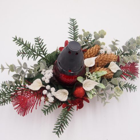 Karácsonyi dísz mécsessel 2