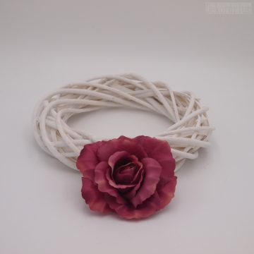 Nyílott rózsafej - mályva