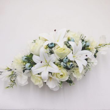 Ovális sírdísz 404