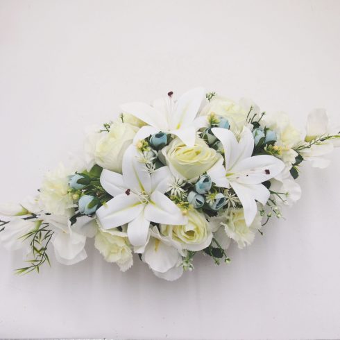 Ovális sírdísz 404