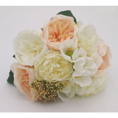 Angolrózsa-vegyesvirág köteg