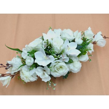 Beton ovális sírdísz 12