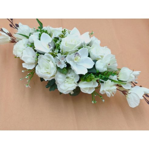 Beton ovális sírdísz 12