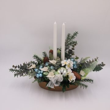 Karácsonyi ovális dísz 5