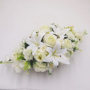 Ovális sírdísz 406