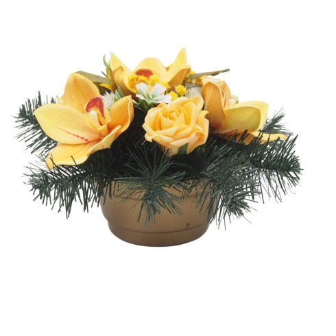 Beton kerek sírdísz 4