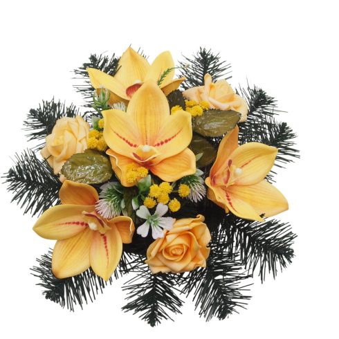 Beton kerek sírdísz 4