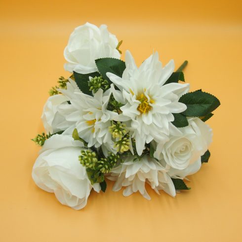 Rózsa - dália csokor 7