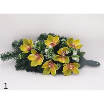 Sírcsokor - hab orchidea