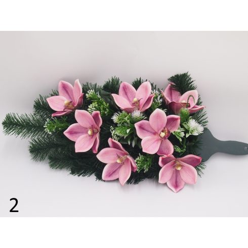 Sírcsokor - hab orchidea