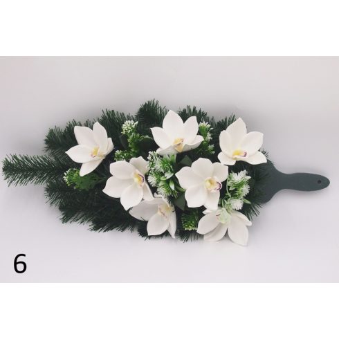 Sírcsokor - hab orchidea