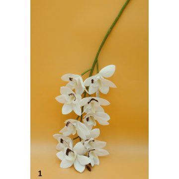 Gumi orchidea szál - 10 virág