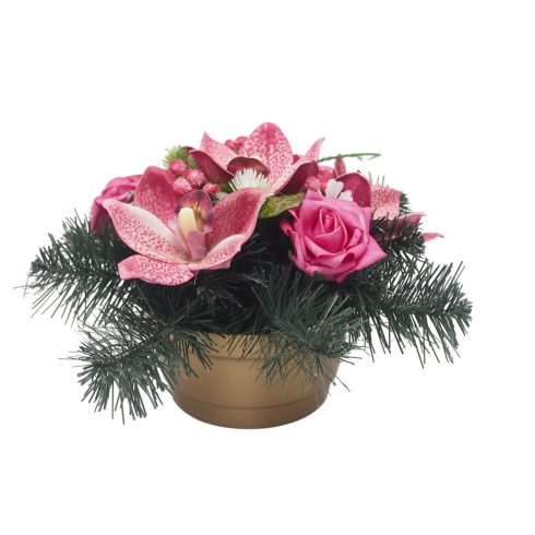 Beton kerek sírdísz 7