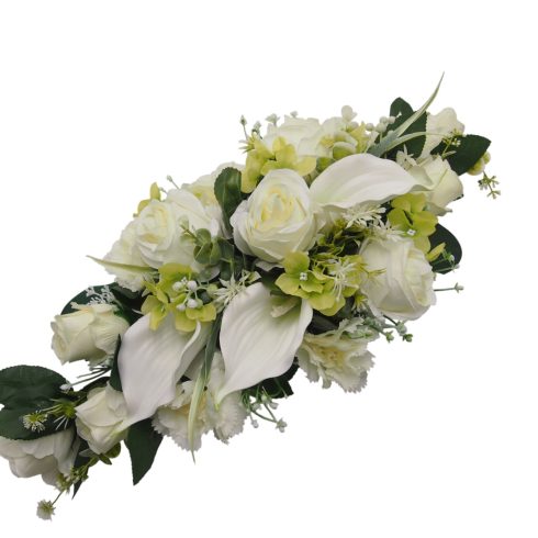 Beton ovális sírdísz 26