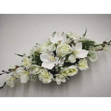 Beton ovális sírdísz 8