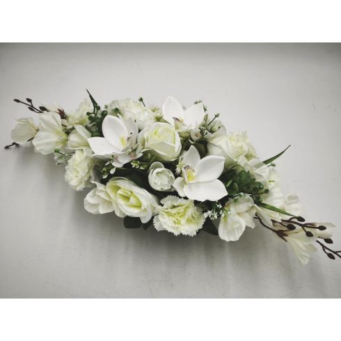 Beton ovális sírdísz 8