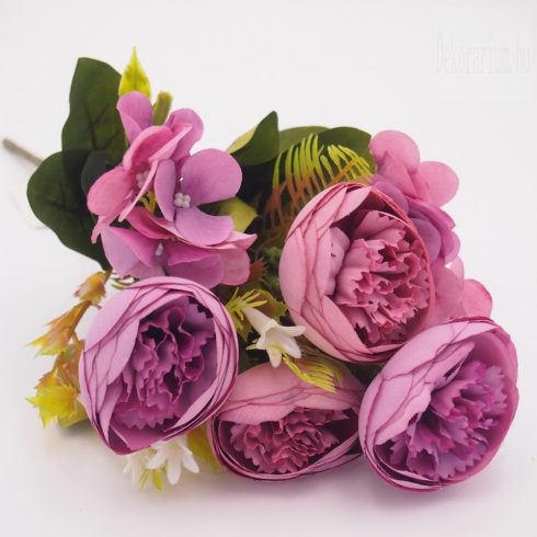 Angolrózsa-hortenzia kiscsokor