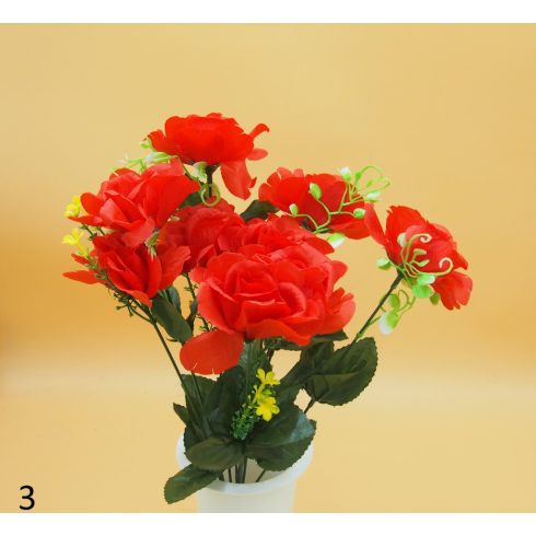 Nyílott rózsacsokor - mix