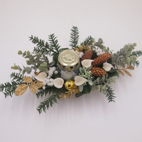 Karácsonyi dísz mécsessel 1