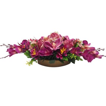 Beton ovális sírdísz 30