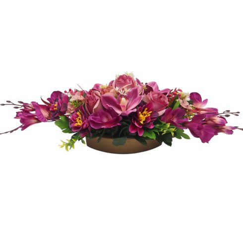 Beton ovális sírdísz 30