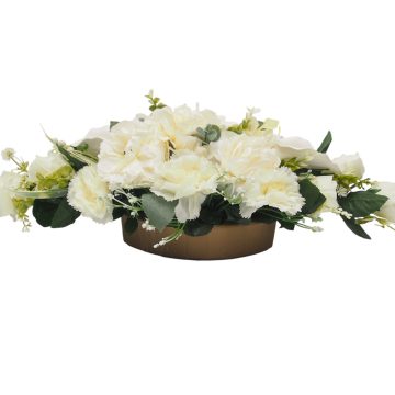 Beton ovális sírdísz 33