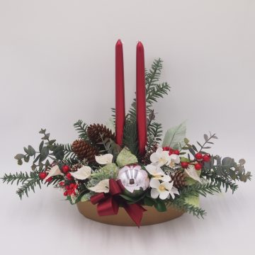 Karácsonyi ovális dísz 2