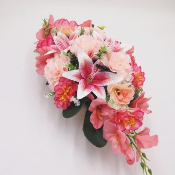 Ovális sírdísz 418