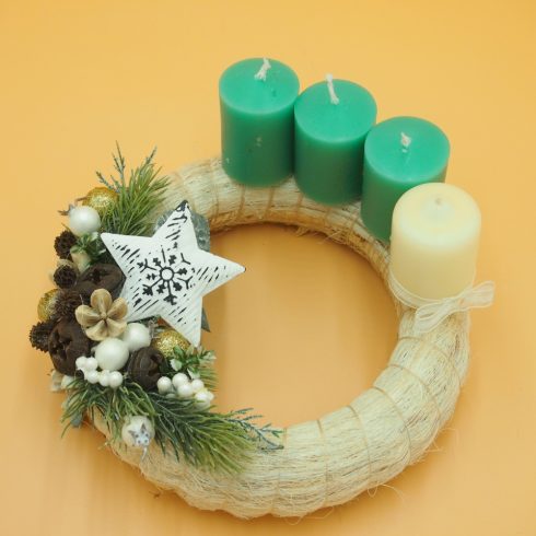 Adventi asztaldísz 4