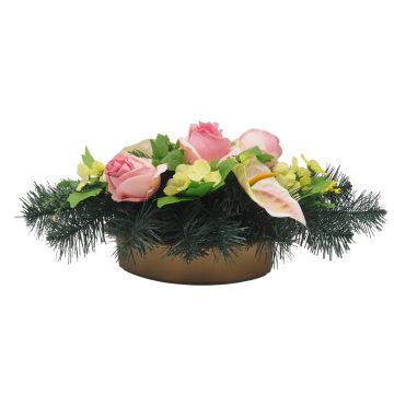 Beton kis csónak sírdísz 2