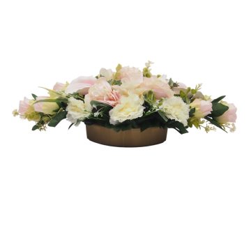 Beton ovális sírdísz 32