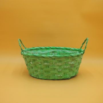 Nagy ovális kosár - falfestékes