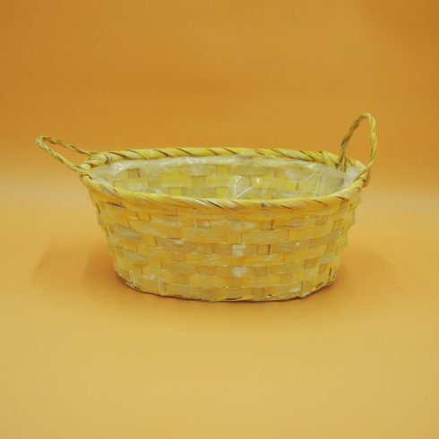 Nagy ovális kosár - falfestékes