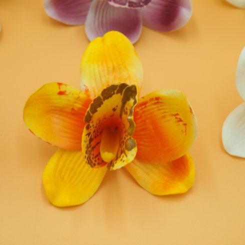 Hab orchidea fej - sötét mix