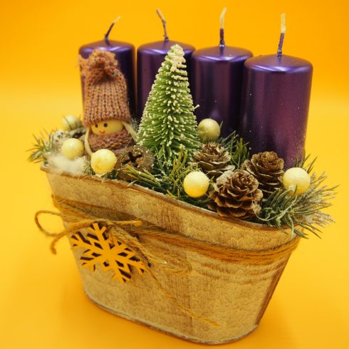 Adventi asztaldísz 5